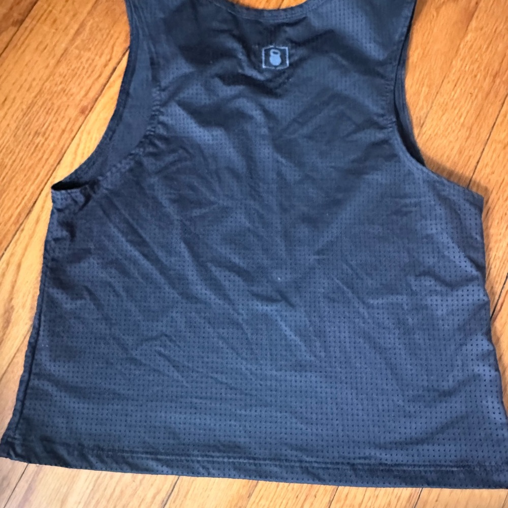2Pood Women's Black Mesh Muscle Tee - Picture 3 of 4